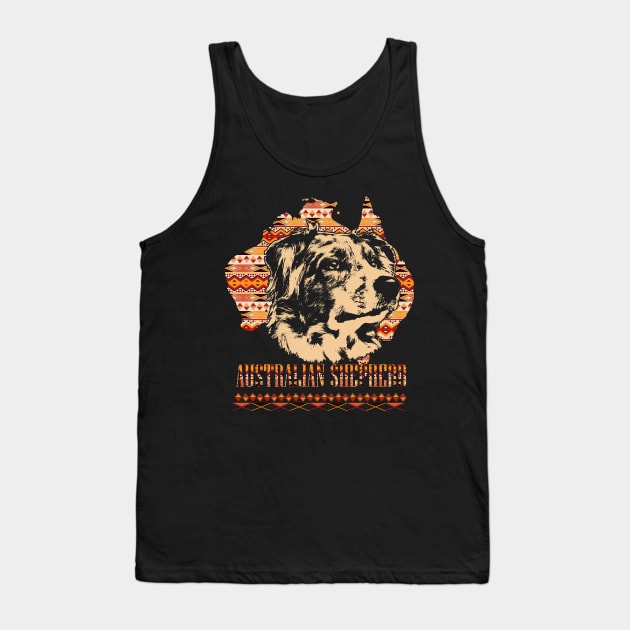 Australian Shepherd  - Aussie Tank Top by Nartissima